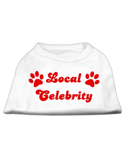 Local Celebrity Screen Print Shirts White Lg