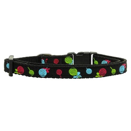 Lollipops Nylon Ribbon Collar Black Small