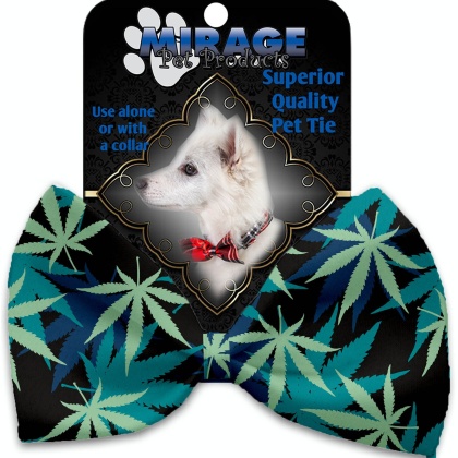 Mary Jane Blues Pet Bow Tie