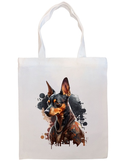 Miniature Pinscher Canvas Tote Bag Style1