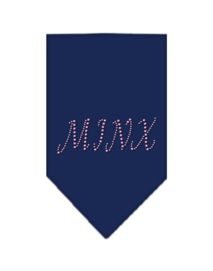 Minx Rhinestone Bandana Navy Blue large