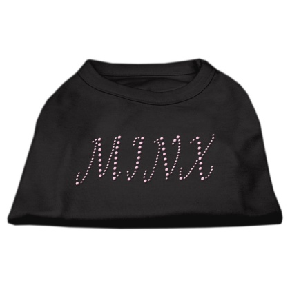 Minx Rhinestone Shirts Black L