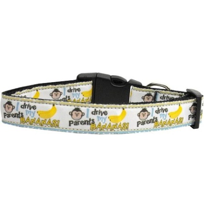 Monkey Madness Nylon Cat Collar