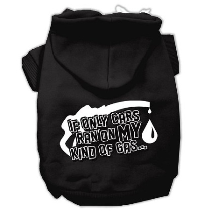 My Kind of Gas Screen Print Pet Hoodies Black L