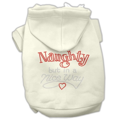 Naughty But Nice Hoodies Cream L