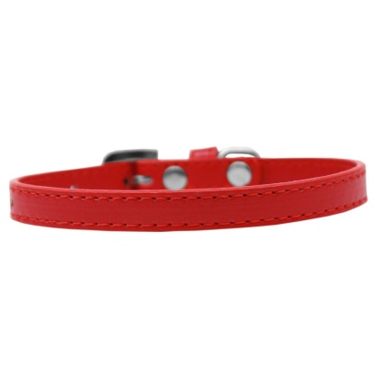 Omaha Plain Puppy Collar Red Size 10