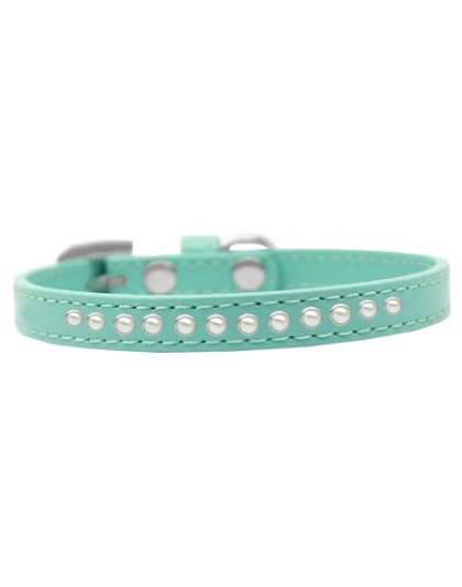 Pearl Size 10 Aqua Puppy Collar