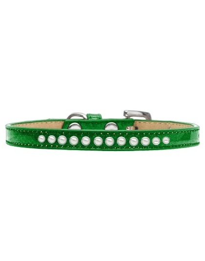 Pearl Size 10 Emerald Green Puppy Ice Cream Collar
