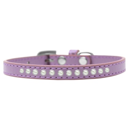 Pearl Size 10 Lavender Puppy Collar