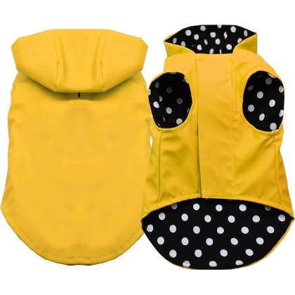 Pet Raincoat Yellow Size Small