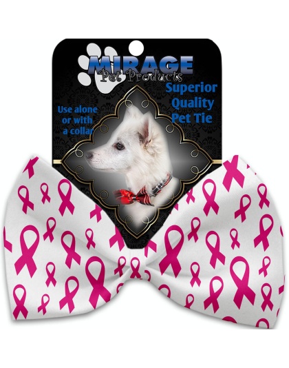 Pink Ribbons Pet Bow Tie