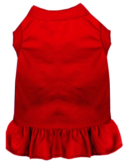 Plain Pet Dress Red 4X