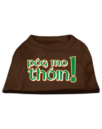 Pog Mo Thoin Screen Print Shirt Brown Lg