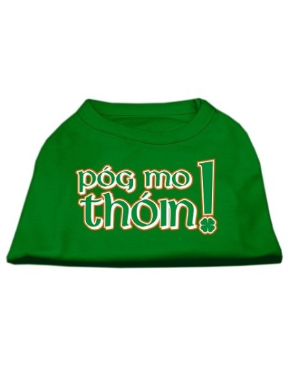 Pog Mo Thoin Screen Print Shirt Emerald Green Lg