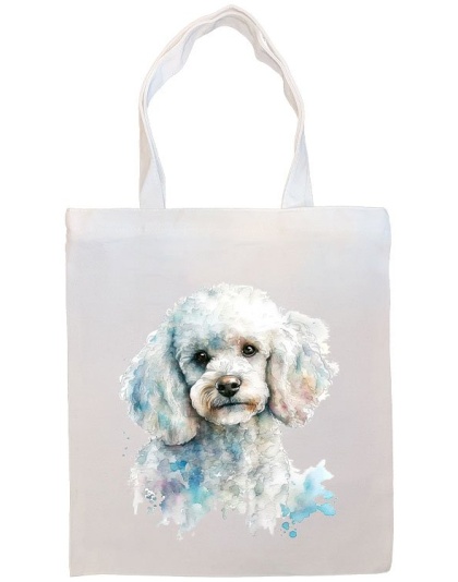 Poodle Canvas Tote Bag Style3