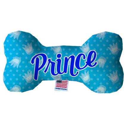 Prince 10 inch Fluffy Bone Dog Toy