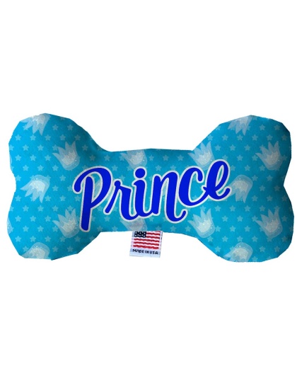 Prince 10 inch Fluffy Bone Dog Toy