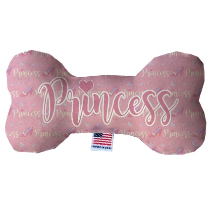 Princess 10 inch Fluffy Bone Dog Toy