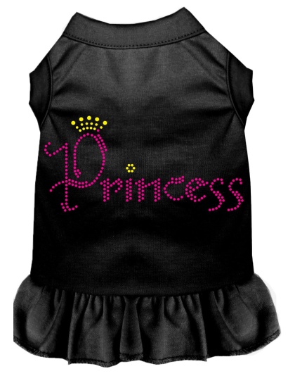 Princess Rhinestone Dress Black 4X