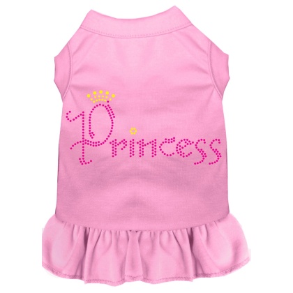 Princess Rhinestone Dress Light Pink 4X