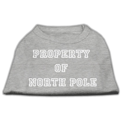 Property of North Pole Screen Print Shirts Grey L