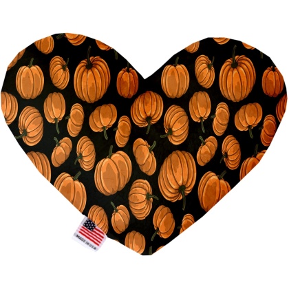 Pumpkin Patch 6 Inch Canvas Heart Dog Toy