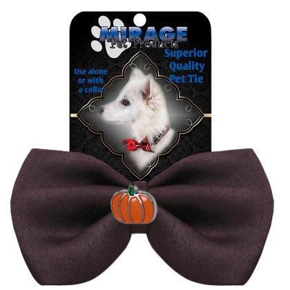 Pumpkin Widget Pet Bowtie Brown