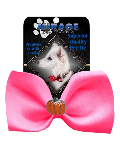 Pumpkin Widget Pet Bowtie Hot Pink