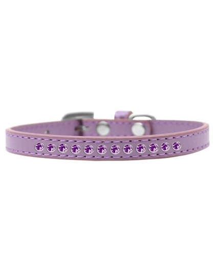 Purple Crystal Size 10 Lavender Puppy Collar