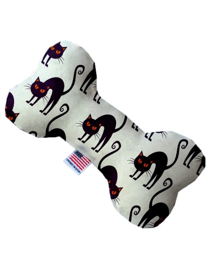 Purple Kitties 10 Inch Bone Dog Toy