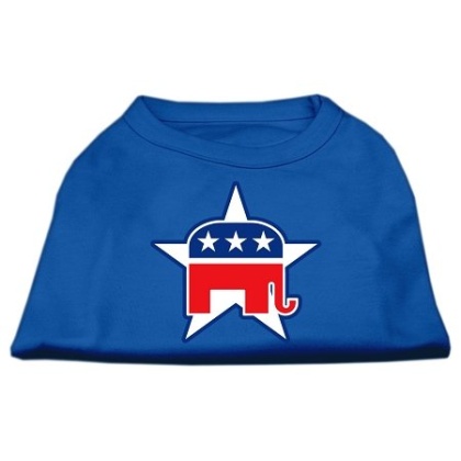 Republican Screen Print Shirts Blue Lg