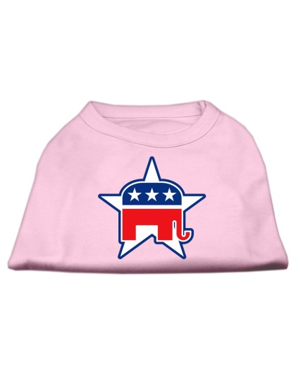 Republican Screen Print Shirts Light Pink L