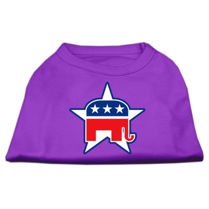 Republican Screen Print Shirts Purple L