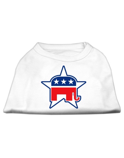 Republican Screen Print Shirts White L