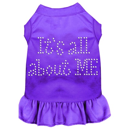 Rhinestone All About me Dress Purple 4X