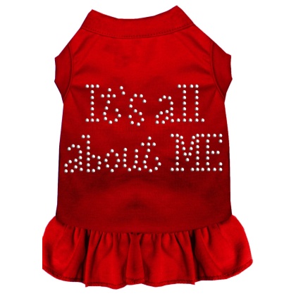 Rhinestone All About me Dress Red 4X