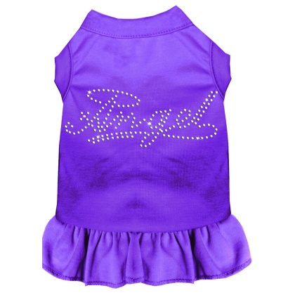 Rhinestone Angel Dress Purple 4X