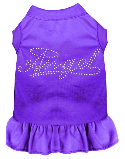 Rhinestone Angel Dress Purple 4X