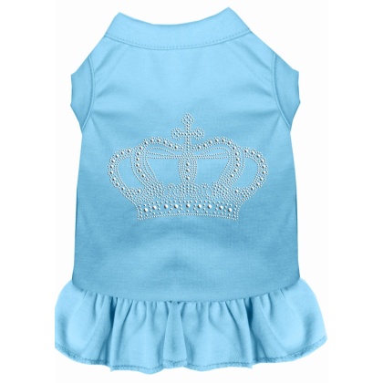 Rhinestone Crown Dress Baby Blue 4X