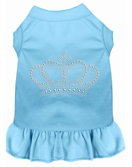 Rhinestone Crown Dress Baby Blue 4X