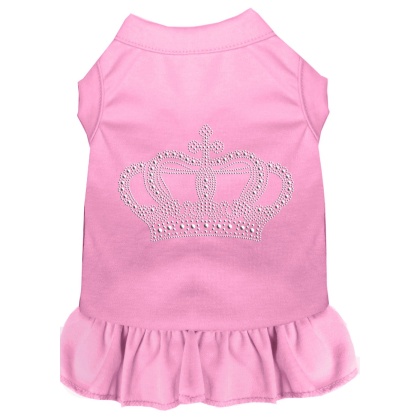 Rhinestone Crown Dress Light Pink 4X