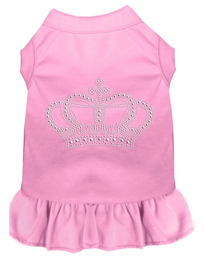 Rhinestone Crown Dress Light Pink 4X