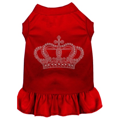 Rhinestone Crown Dress Red 4X