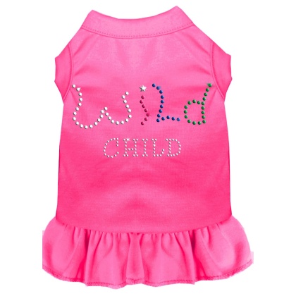 Rhinestone Wild Child Dress Bright Pink 4X