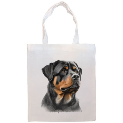 Rottweiler Canvas Tote Bag Style1