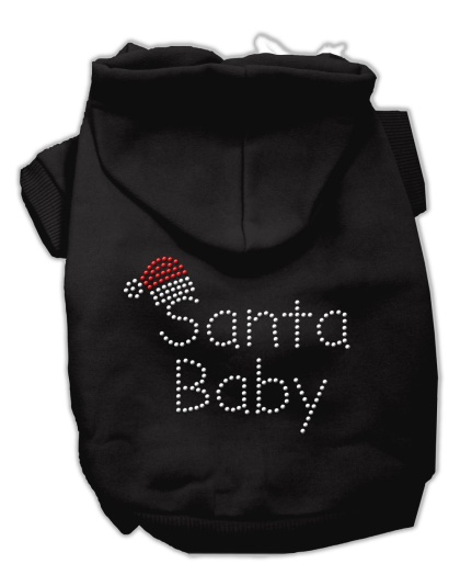 Santa Baby Hoodies Black L