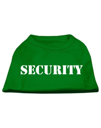 Security Screen Print Shirts Emerald Green Lg