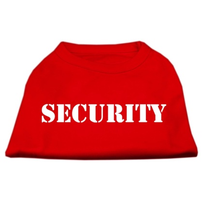 Security Screen Print Shirts Red 4X (22)