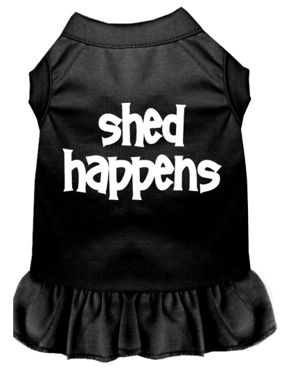 Shed Happens Screen Print Dress Black 4X (22)