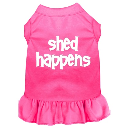 Shed Happens Screen Print Dress Bright Pink 4X (22)